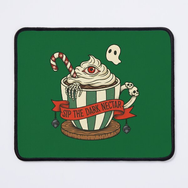 Item preview, Sip The Dark Nectar: Spooky Christmas Cocoa designed and sold by CoffinsArt.