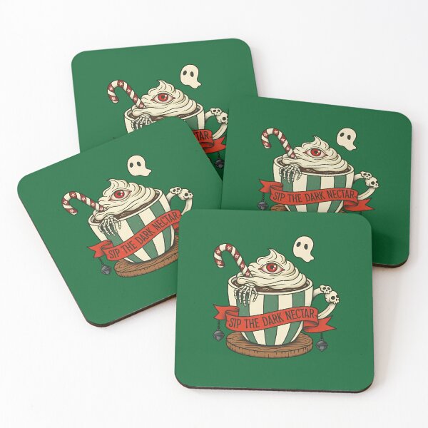 Item preview, Sip The Dark Nectar: Spooky Christmas Cocoa designed and sold by CoffinsArt.