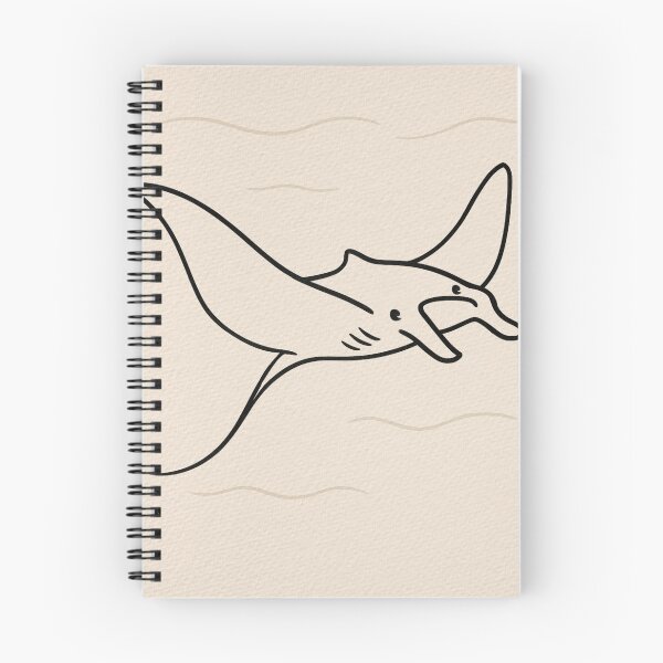 Item preview, Manta Ray Line Art - Minimalist Ocean Illustration designed and sold by DariaCraft.