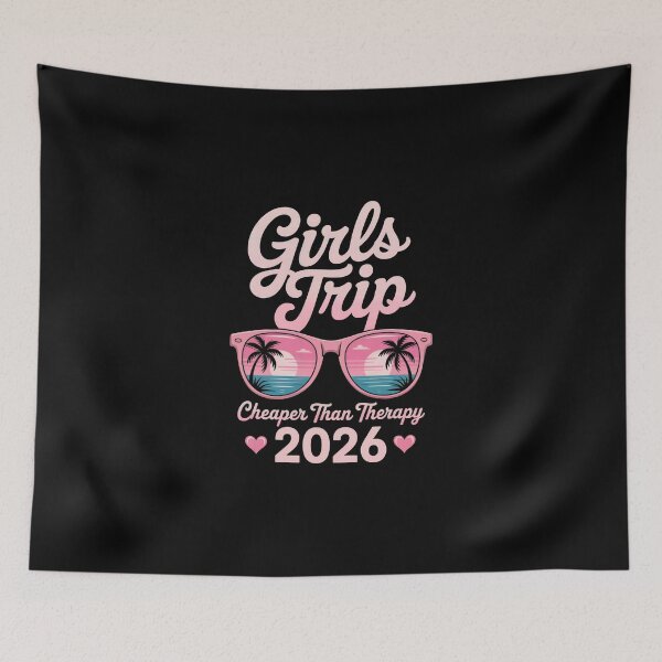 Item preview, Girls Trip Cheaper Than Therapy 2026 designed and sold by jkrphoto.