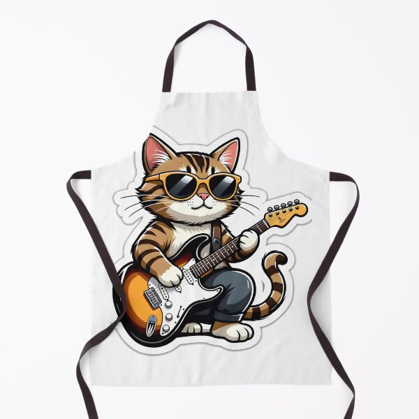 Item preview, Cool Rockstar Tabby Cat designed and sold by Melody-Merch.