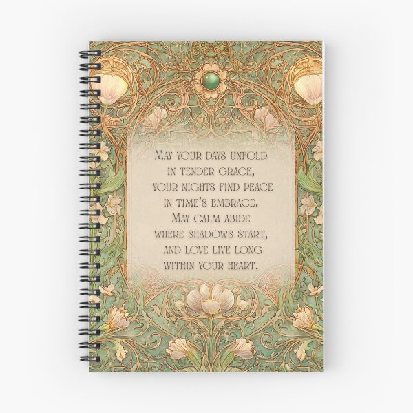 Item preview, Peace Blessing Pagan Art Nouveau Art designed and sold by SpecInkStudio.