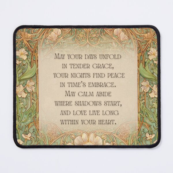 Item preview, Peace Blessing Pagan Art Nouveau Art designed and sold by SpecInkStudio.