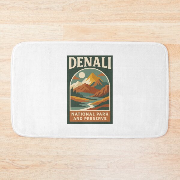Item preview, Denali National Park and Preserve Retro Design designed and sold by Vendeloc.
