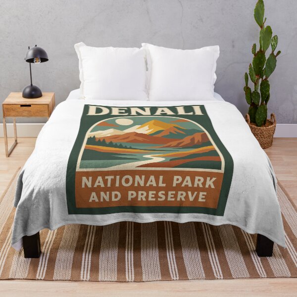 Item preview, Denali National Park and Preserve Retro Design designed and sold by Vendeloc.