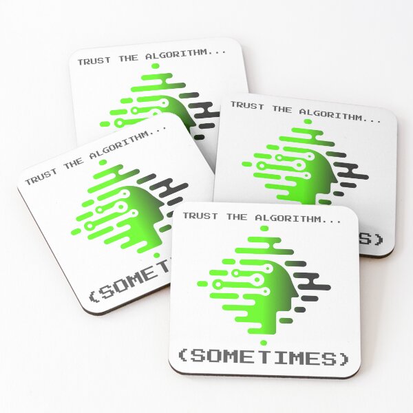 Item preview, TRUST  THE ALGORITHM... (SOMETIMES) designed and sold by CappyTees.