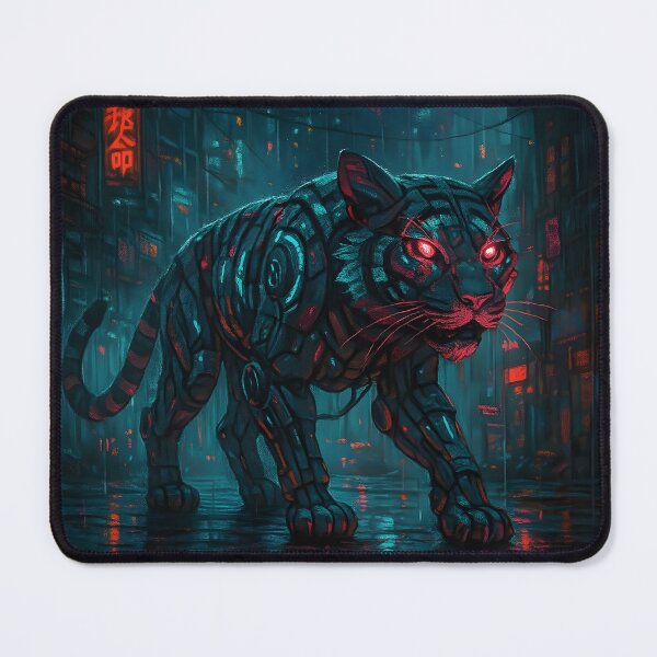Item preview, Mecha Tiger in the post apocalyptic Tokyo designed and sold by WirelessChimp.