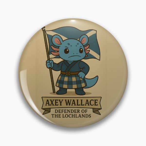 Item preview, Axey Wallace – Defender of the Lochlands designed and sold by anniejunoaxie.
