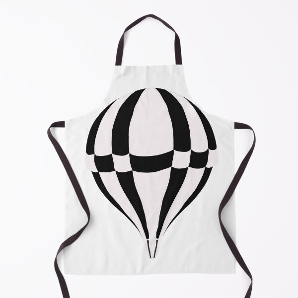 Item preview, Black and white strepes Hot air balloon designed and sold by AlbertoRuiZ.