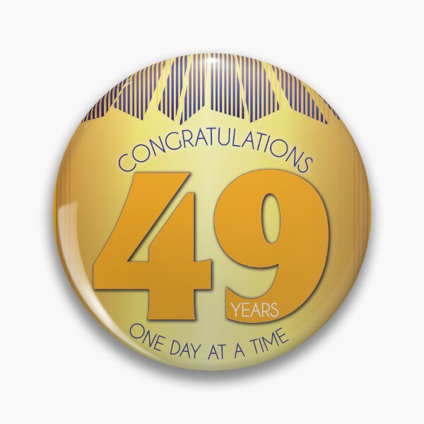 Item preview, 49 Year Golden Ray One Day At A Time Anniversary designed and sold by ApexDesigners.