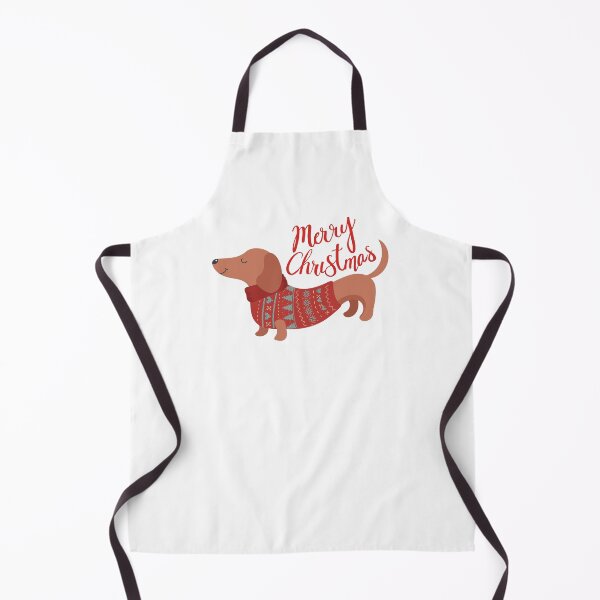 Item preview, Merry Christmas Festive Dog Dachshund designed and sold by Studio Sonder.
