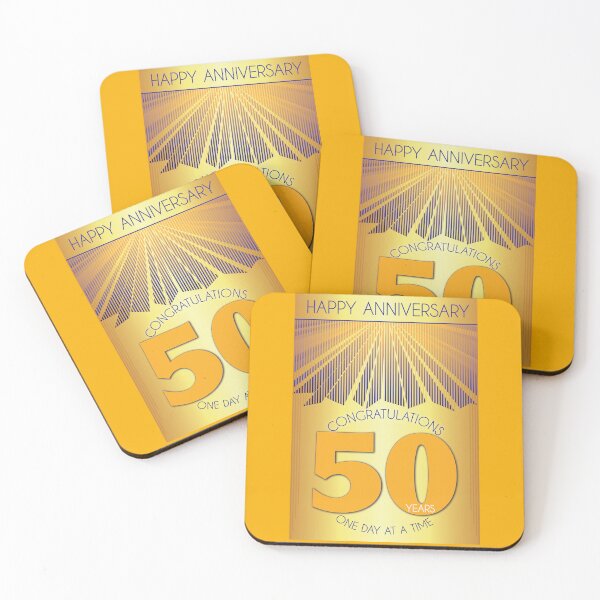 Item preview, 50 Year Golden Ray One Day At A Time Anniversary designed and sold by ApexDesigners.