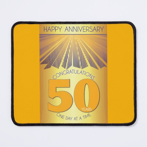 Item preview, 50 Year Golden Ray One Day At A Time Anniversary designed and sold by ApexDesigners.