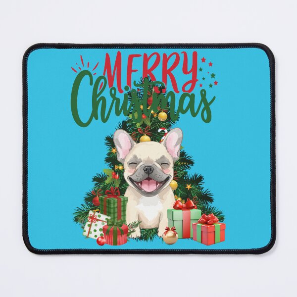 Item preview, Merry Christmas French Bulldog – Cute Holiday Dog Art designed and sold by Brainy Bites19.