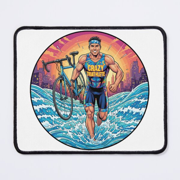 Item preview, Crazy Triathlete designed and sold by LaurannaDesign.