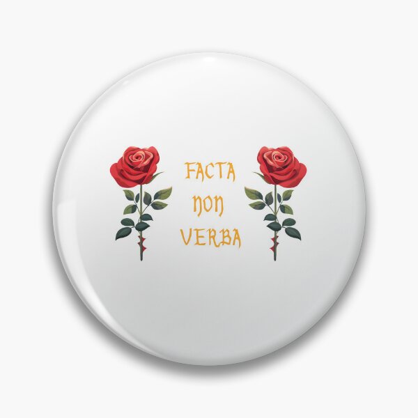 Item preview, Facta Non Verba Latin quote designed and sold by WirelessChimp.