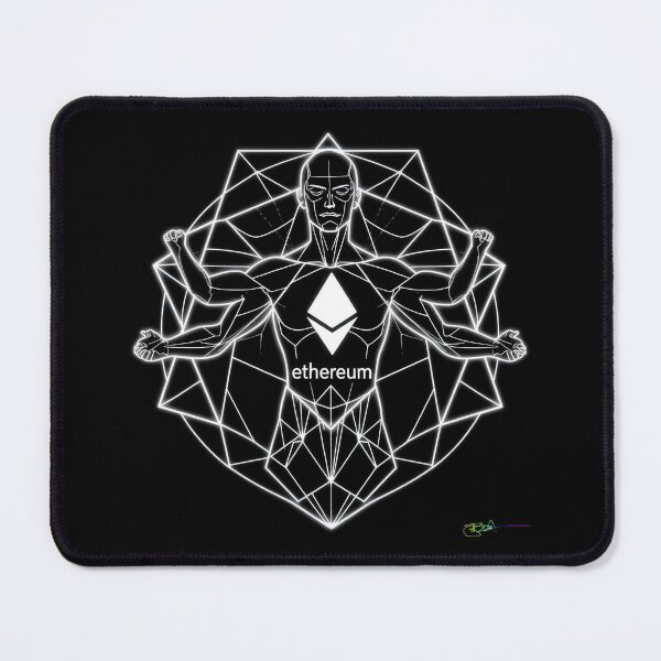 Item preview, Divine Ethereum Geometry – The Light of Blockchain designed and sold by Benito Del Ray.