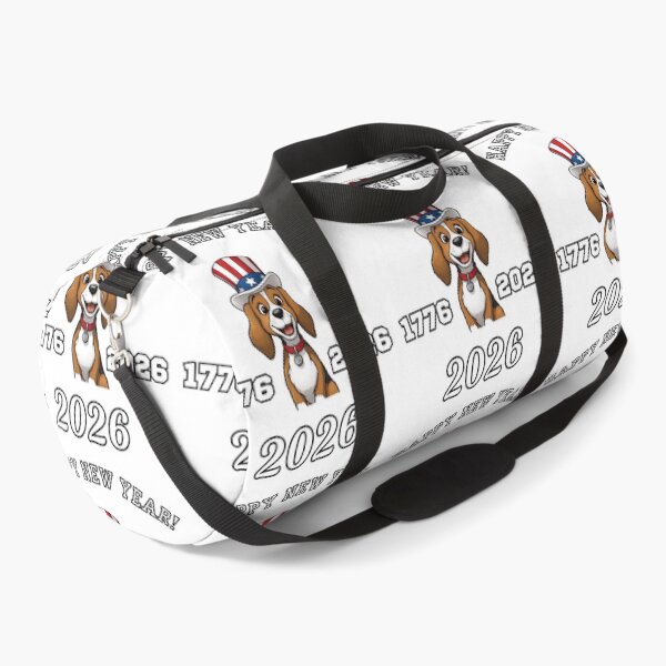 Item preview, Happy New Year Beagle Dog America 250 1776 to 2026 designed and sold by Draculaura2009.