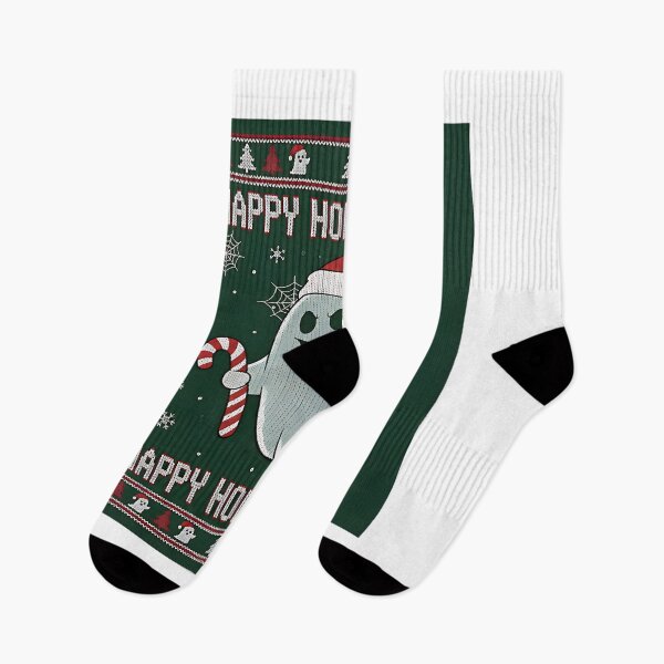 Item preview, Spooky Cute Ghost Happy Holla-Days designed and sold by Silent Watch Threads..