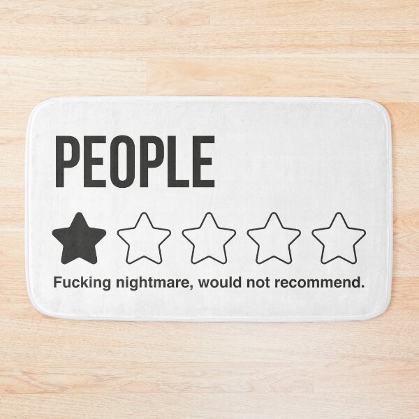 Item preview, PEOPLE - not recommend designed and sold by BarnabaJohnes.