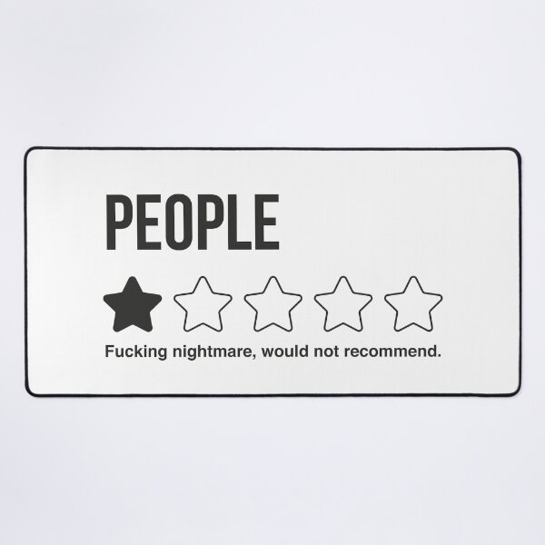Item preview, PEOPLE - not recommend designed and sold by BarnabaJohnes.
