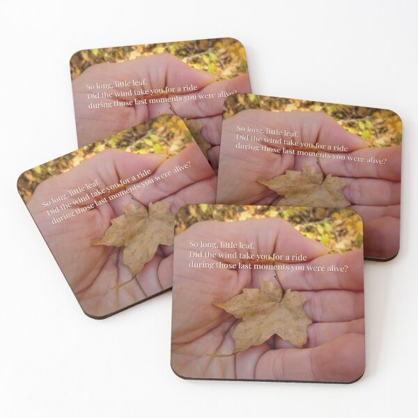 Item preview, So Long, Little Leaf – Poetic Reflection designed and sold by Dynahgrl.