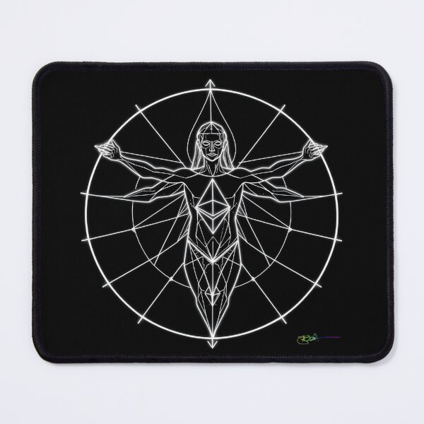 Item preview, Ethereum Vitruvian Vision – Balance of Crypto and Humanity designed and sold by Benito Del Ray.