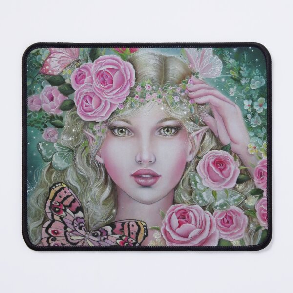 Item preview, Pink rose fairy designed and sold by Gabriella Szabo.