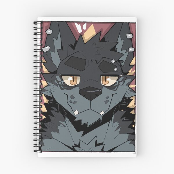 Item preview, Cool Pierced Grey Wolf Portrait designed and sold by KaMow.