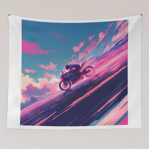 Item preview, Neon Speed Through Sunset Skies designed and sold by Christian Weiss.