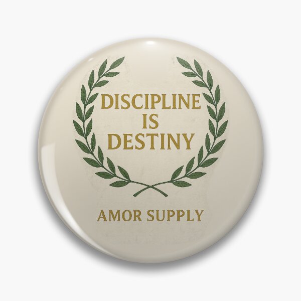Item preview, Stoic Shirt – “Discipline Is Destiny” Roman Laurel Design | Amor Supply designed and sold by Amor Supply.