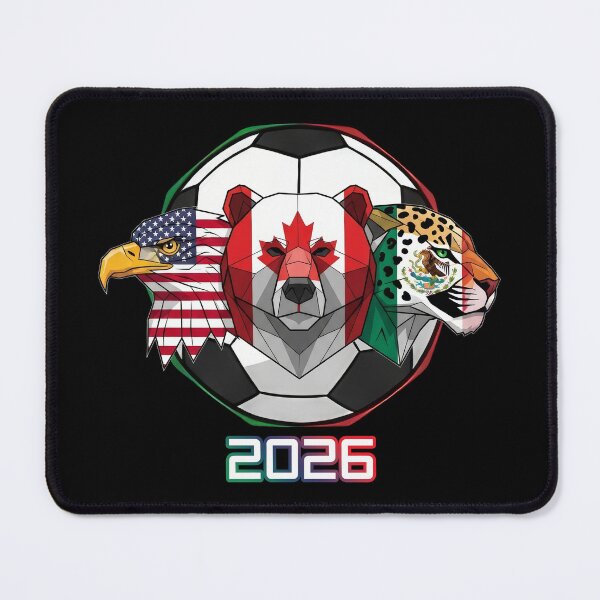Item preview, North American Soccer Animals 2026 designed and sold by ArtsMichalShop.