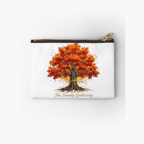Item preview, Autumn Family Gathering Tree of Life - Fall Heritage Art designed and sold by VandalMuse.