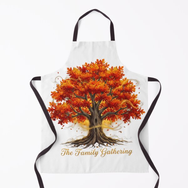 Item preview, Autumn Family Gathering Tree of Life - Fall Heritage Art designed and sold by VandalMuse.