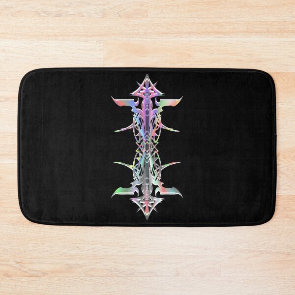 Item preview, Abstract Printed Pin Stripes - Multi Sheen light + White on Black background designed and sold by Elizabeth-Banks.