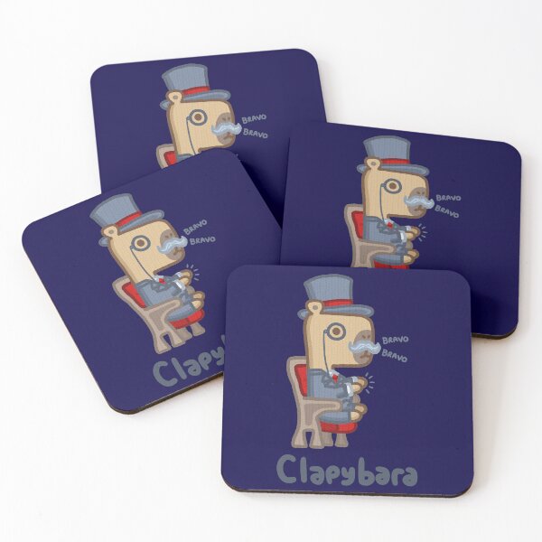 Item preview, Clapybara (with text) designed and sold by CamelCactus.