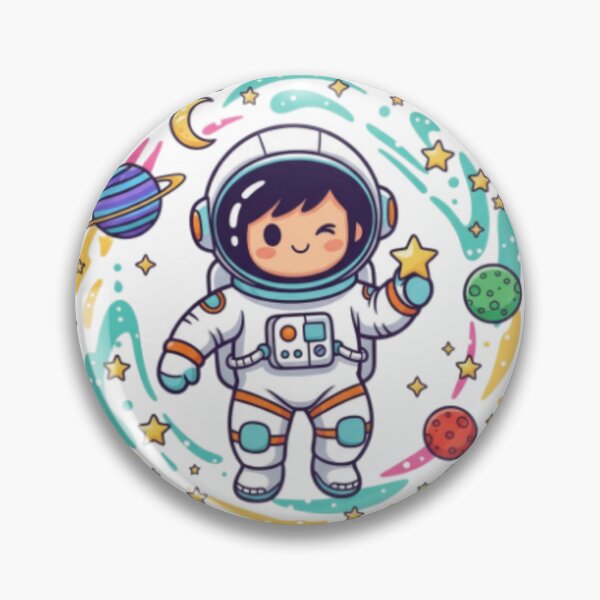 Item preview, Cosmic Explorer: Stylized Astronaut & Galaxy Art designed and sold by Teepee Designs.
