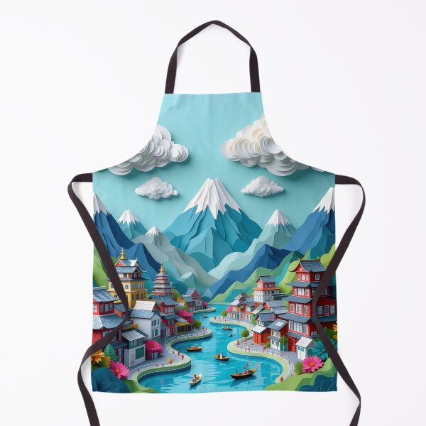 Item preview, 3D Asian Orgami Village designed and sold by Sharon Schwalbe.