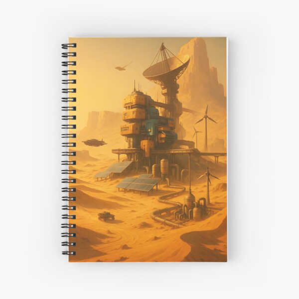 Item preview, Desert Relay Outpost — Solar & Wind Powered Sci-Fi Base designed and sold by Pixel-Up.