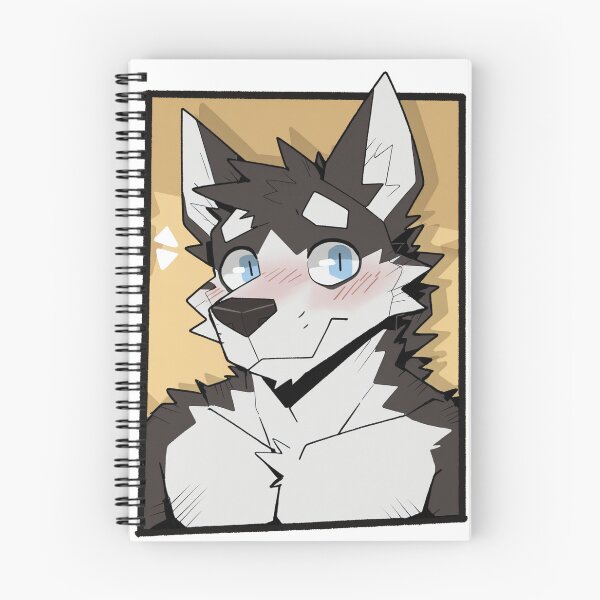 Item preview, Adorable Blushing Husky Portrait designed and sold by KaMow.