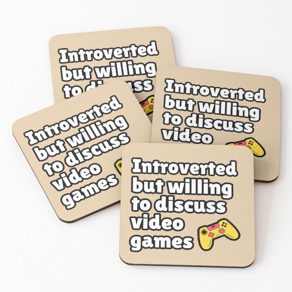 Item preview, Introverted Gamer: Willing to Discuss Video Games designed and sold by HumanPhase.
