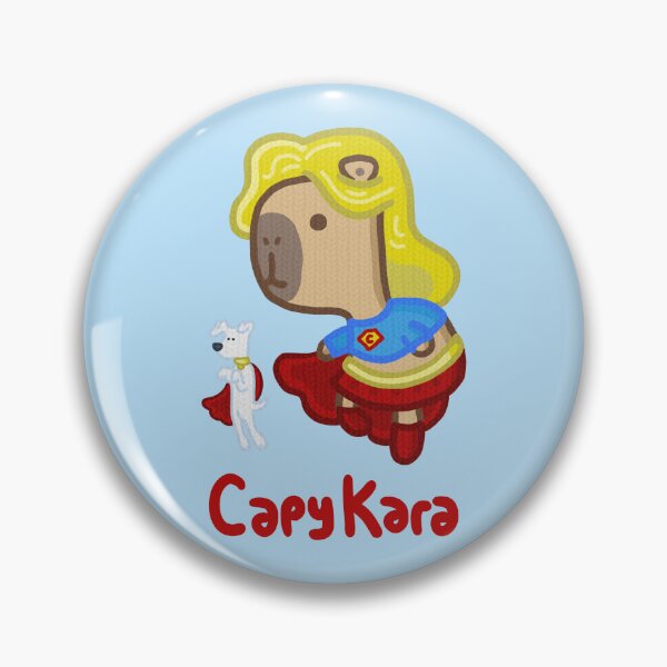 Item preview, CapyKara (with text) designed and sold by CamelCactus.