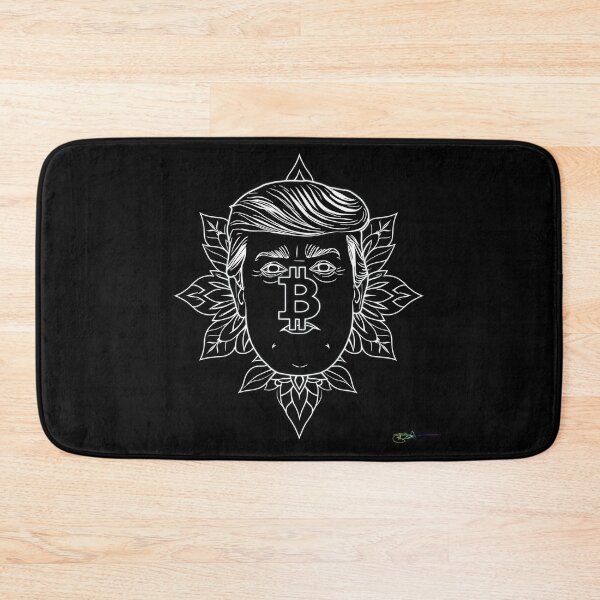 Item preview, Bitcoin Ascension Geometry – Futuristic Crypto Trump Artwork designed and sold by Benito Del Ray.