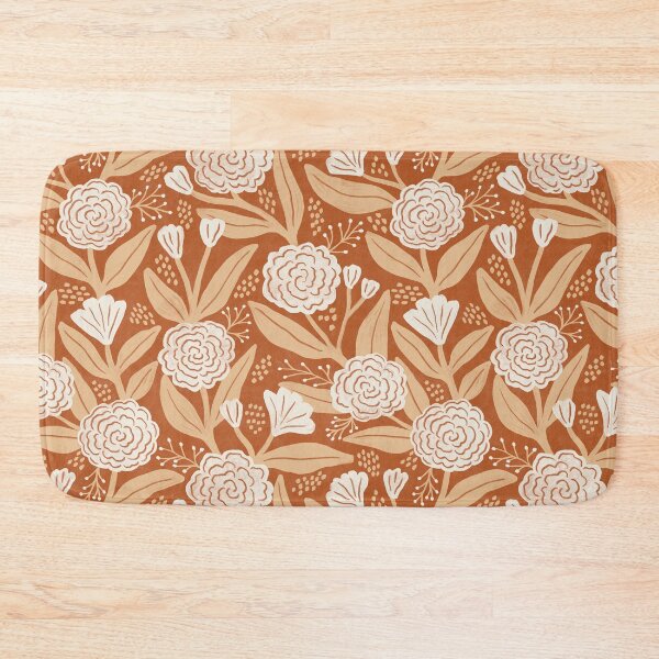 Item preview, Rustic painterly textured roses - Earthy beige tones designed and sold by Illustrated by Nat.