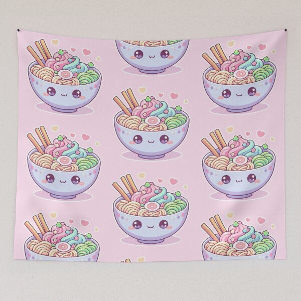 Item preview, Cute Kawaii Ramen Bowl – Adorable Anime Manga Noodle Lover Design designed and sold by Sugar Wisdom .