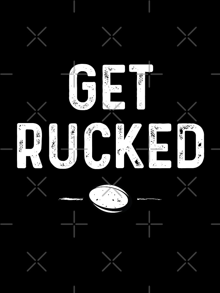 Thumbnail 3 of 3, Scarf, Get Rucked Rugby designed and sold by oberdoofus.