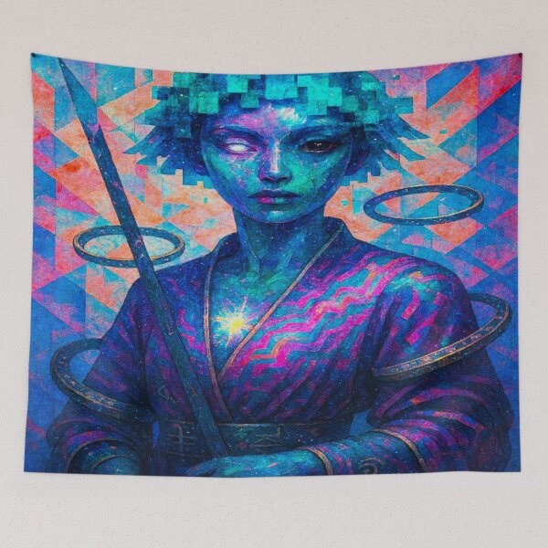 Item preview, eclipsed glitch warrior designed and sold by Ecosetereos.