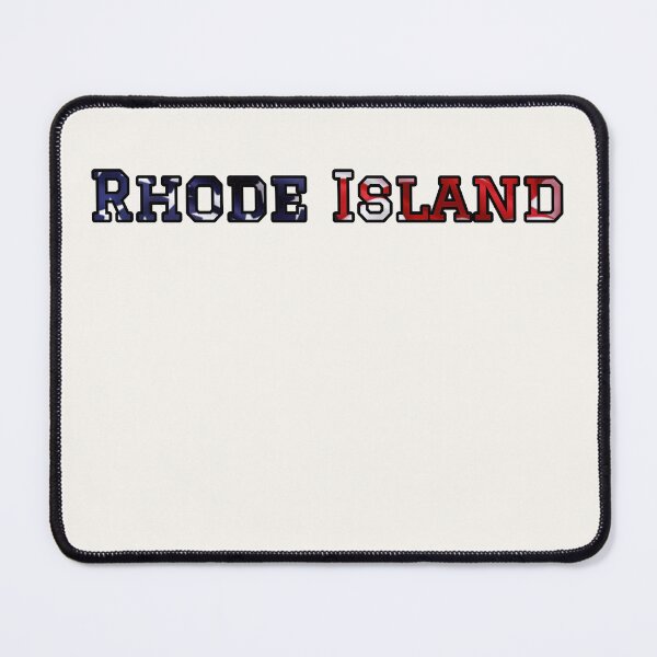 Item preview, Rhode Island USA Flag Typography – Patriotic Stars and Stripes American Pride Design designed and sold by Long Family Gifts.