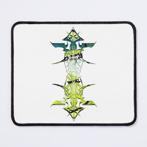 Item preview, Abstract Printed Pin Stripes - Hot coolant + Black on White Background designed and sold by Elizabeth-Banks.