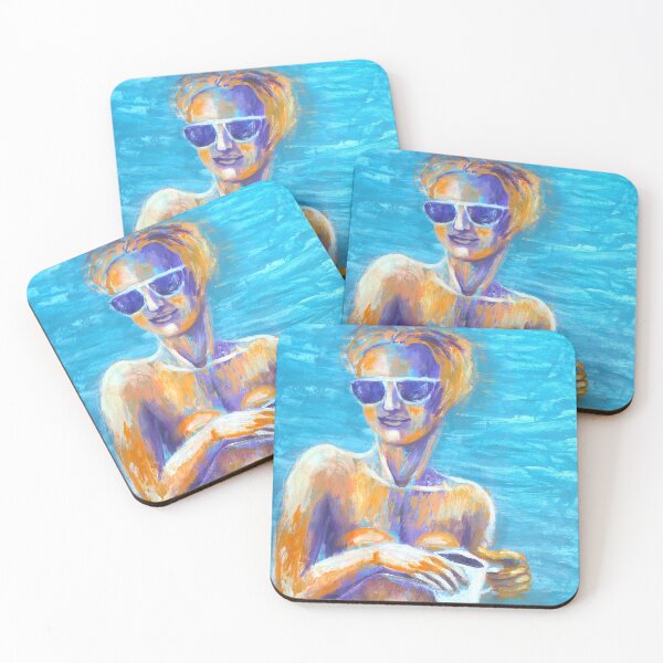 Item preview, Coffee By The Pool 1 designed and sold by Carmen Tyrrell.